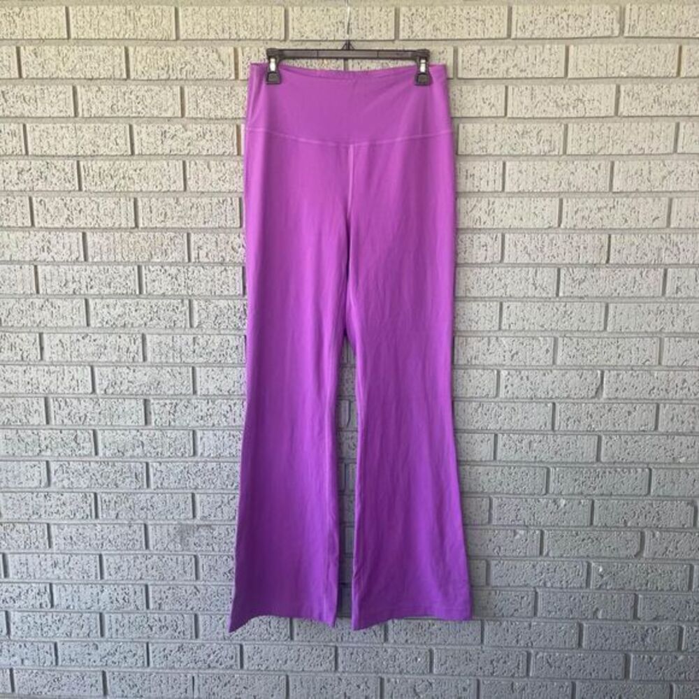 Lululemon Flare Super High Rise Leggings Purple Size 10 Moonlight Magenta